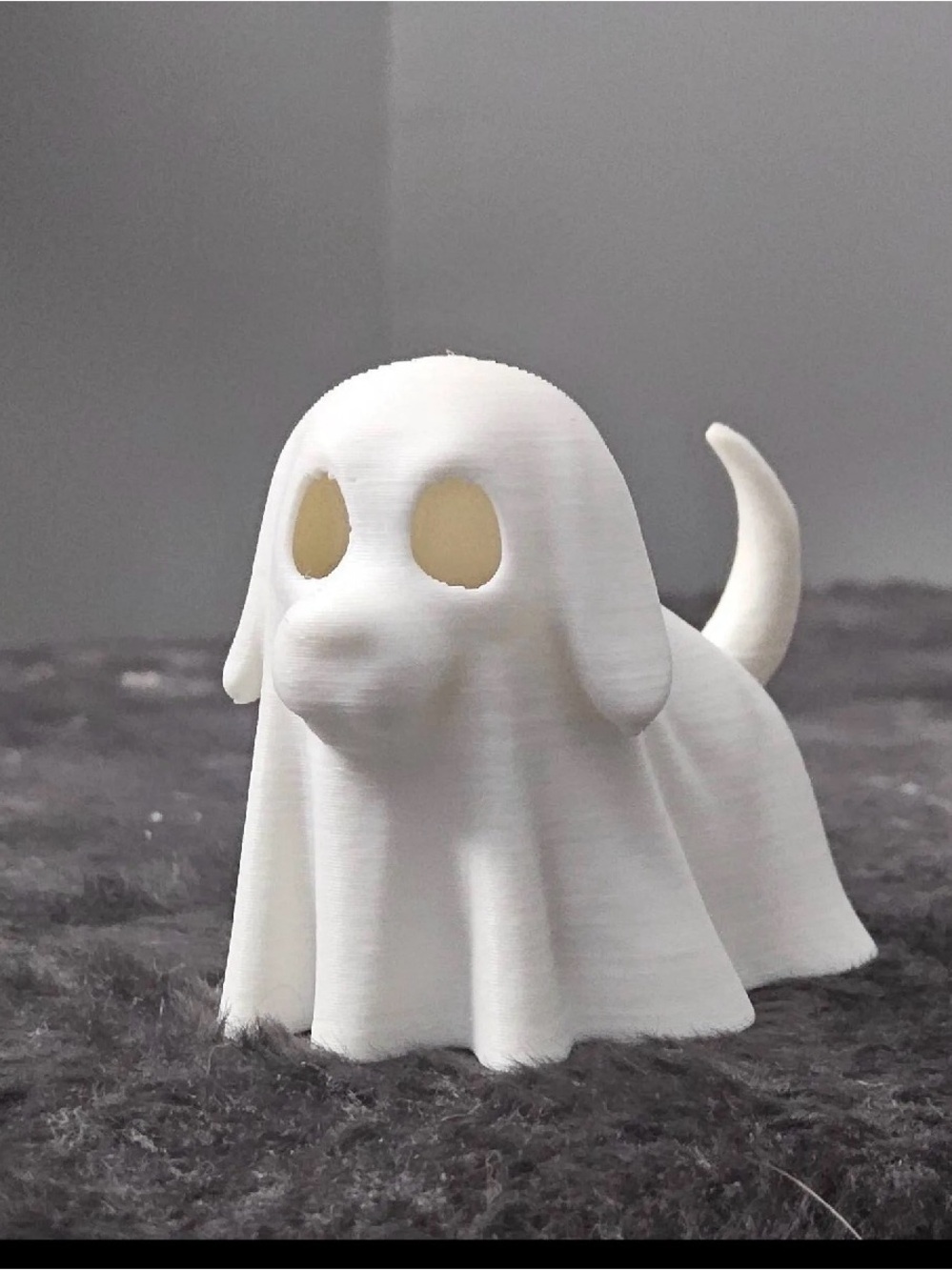 White Ghost Dog Chew Toy - Durable Pet Toy